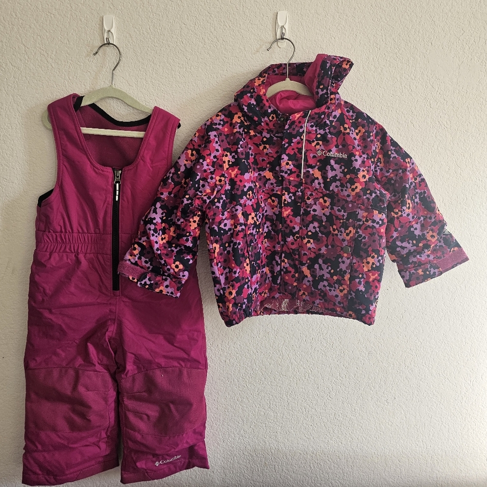 Columbia Pink and Purple Floral Jacket